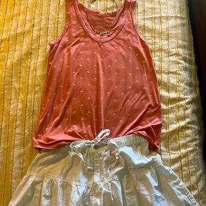 Mossimo white short skirt size M